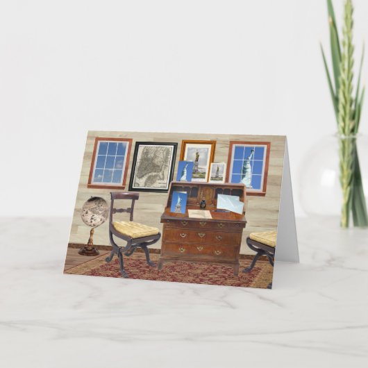 De gelukkige Dag van de Onafhankelijkheid Kaart (Voorkant)