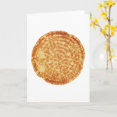 De gelukkige Dag van de Pannekoek! Kaart (Gele Bloem)