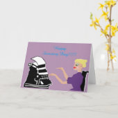 De gelukkige Dag van de Secretaresse Kaart (Gele Bloem)