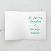 De gelukkige Dag van Grootouders houdt kalm Kaart (Binnen)