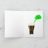 De gelukkige dag van Guiness! Kaart (Binnen)