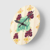 De gelukkige Dag van Heilige Patrick Ronde Klok (Hoek)