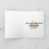 De gelukkige Dag van Turkije! Feestdagen Kaart (Binnen)