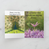 De gelukkige Dag van Vaders Kaart (Binnen)