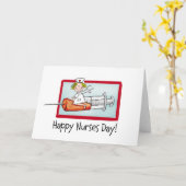De gelukkige Dag van Verpleegsters Kaart (Gele Bloem)