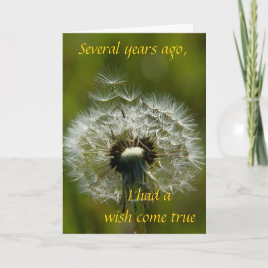 De gelukkige Dochter van de Verjaardag Kaart (Voorkant)