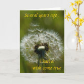 De gelukkige Dochter van de Verjaardag Kaart (Gele Bloem)