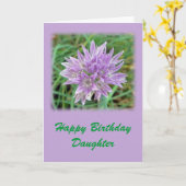 De gelukkige Dochter van de Verjaardag Kaart (Gele Bloem)