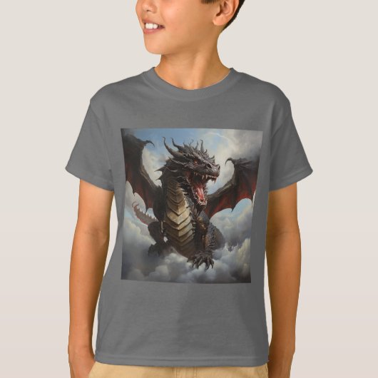 De gelukkige draak t-shirt (Voorkant)