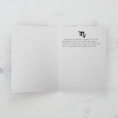 De gelukkige Elegante Horoscoop van Schorpioen van Kaart (Binnen)