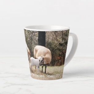 De gelukkige familie latte mok
