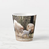 De gelukkige familie latte mok (Voorkant)