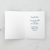 De gelukkige Fee van de Engel van de Verjaardag Kaart (Binnen)