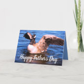 De gelukkige Gans van Canada van de Papa van de Kaart (Voorkant)