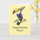 De gelukkige Gepersonaliseerde Sjabloon van de (Gele Bloem)