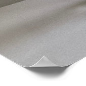 De gelukkige Gerbera Kleurrijke Bloem +Custom Naam Poster (Hoek)