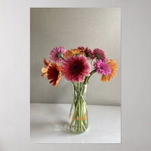 De gelukkige Gerbera Kleurrijke Bloem +Custom Naam