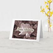 De gelukkige Groet van de Verjaardag - Gardenia Kaart (Gele Bloem)