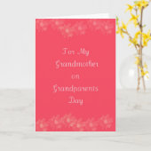 De gelukkige Grootmoeder van de Dag van Kaart (Gele Bloem)