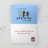 De gelukkige het Dansen Labrador Gelukkige Kaart (Binnen)