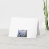 De gelukkige Houten Eenden van de Verjaardag Kaart (Achterkant)