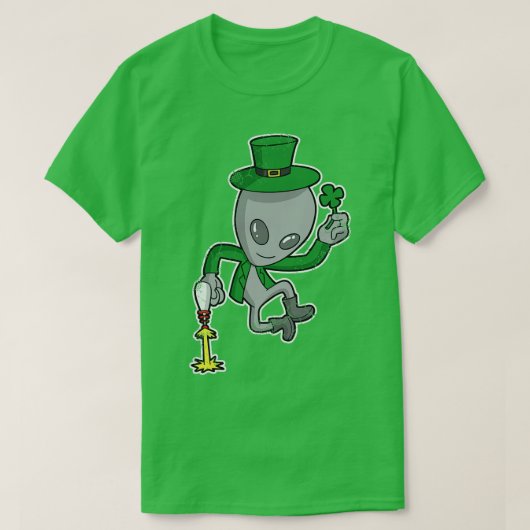 De gelukkige Ierse St Patricks Dag T-shirt (Design voorkant)