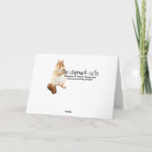 De gelukkige Illustratie van de Gardenia van de Kaart (Achterkant)