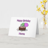 De gelukkige Italiaanse Oma van Nonna van de Kaart (Gele Bloem)