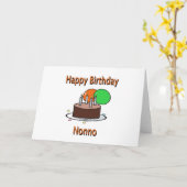 De gelukkige Italiaanse Opa van Nonno van de Kaart (Gele Bloem)