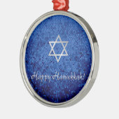 De gelukkige Jodenster van de Chanoeka Metalen Ornament (Links)