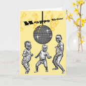 De gelukkige Kaart Meme van de Dans van het Baby (Gele Bloem)