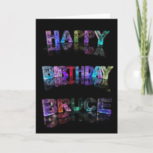 De gelukkige Kaart van Bruce van de Verjaardag