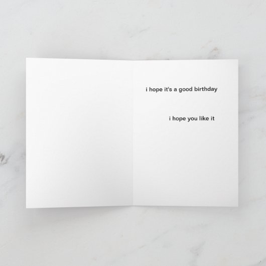 De gelukkige Kaart van de Amigo van de Verjaardag (Binnen)