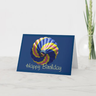 De gelukkige Kaart van de Ballon van de Verjaardag