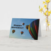 De gelukkige Kaart van de Ballons van de (Gele Bloem)