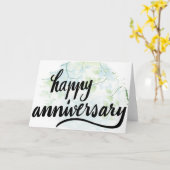 De gelukkige Kaart van de Bladeren van het (Gele Bloem)