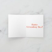 De gelukkige Kaart van de Dag Groundhog met Baby (Binnen)