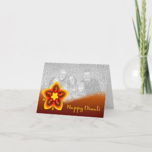 de gelukkige kaart van de diwalifoto