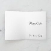 De gelukkige Kaart van de Eieren van het Konijntje (Binnen)