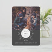 De gelukkige Kaart van de Foto van de Vakantie van (Staand voorkant)