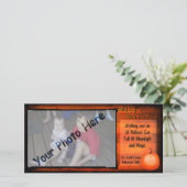 De gelukkige Kaart van de Foto van Halloween (Staand voorkant)
