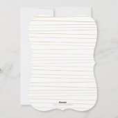 De gelukkige Kaart van de Foto van het Manuscript (Achterkant)