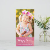 De gelukkige Kaart van de Foto van Pasen Verticale (Staand voorkant)