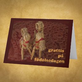 De gelukkige kaart van de Geiten van het Stro van