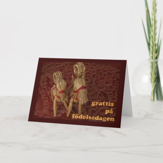 De gelukkige kaart van de Geiten van het Stro van (Voorkant)