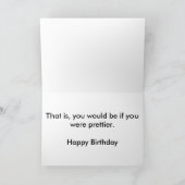 De gelukkige Kaart van de Grap van de Verjaardag (Binnen)