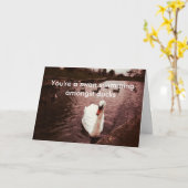 De gelukkige Kaart van de Grap van de Verjaardag (Gele Bloem)