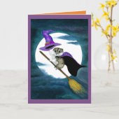 De gelukkige Kaart van de Hamster van Halloween (Gele Bloem)