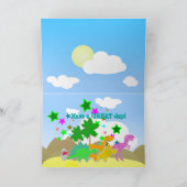 De gelukkige Kaart van de Jouw naam van de (Binnen)