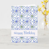 De gelukkige Kaart van de Jugendstil van de (Gele Bloem)